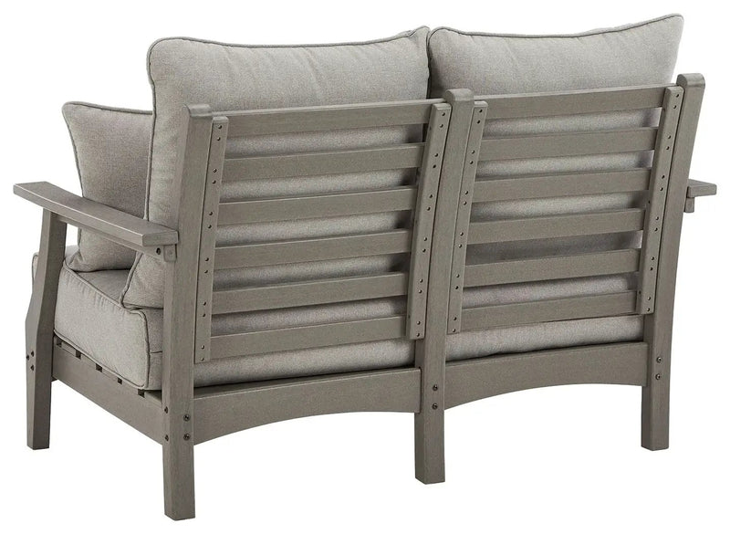 Visola - Loveseat w/Cushion - Gray by Unique Piece Furniture