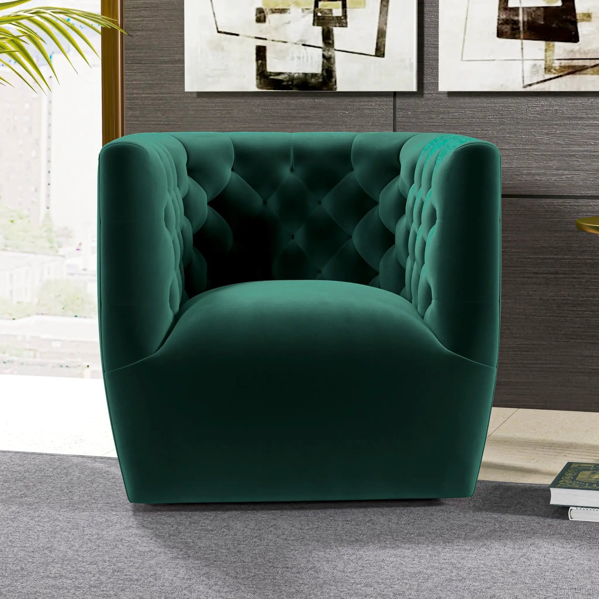 Delaney - Ergonomic Design Swivel Chair by HouseOfZazla