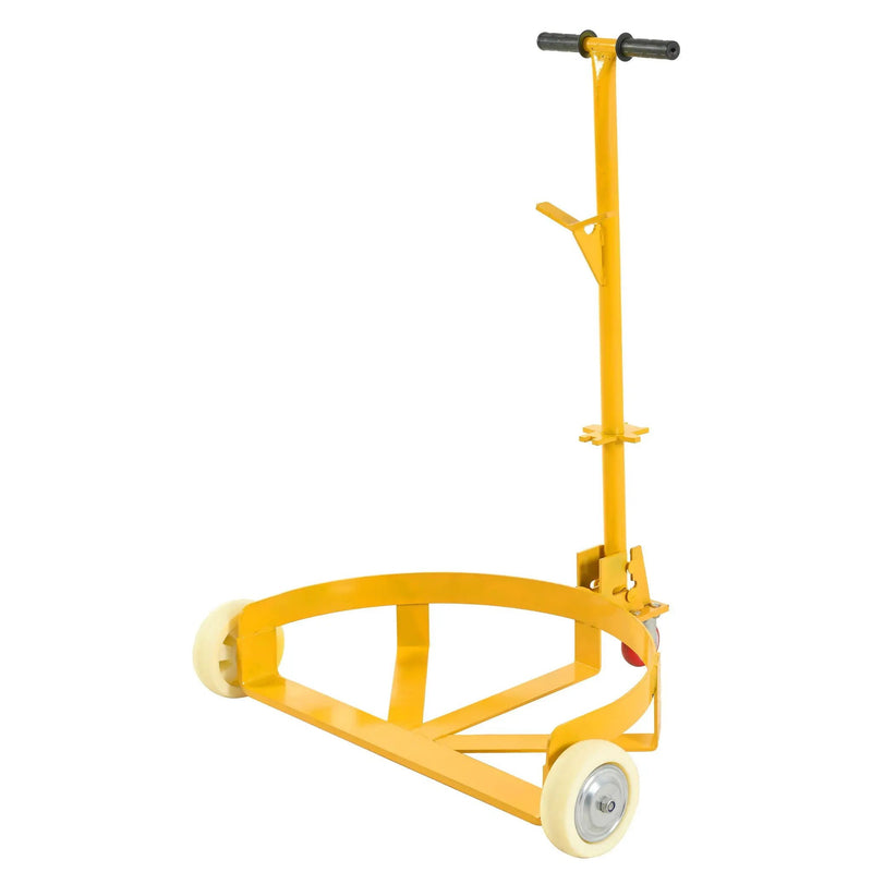 Steel Drum Dolly 55 Gallon Capacity Oil Barrel Mover With Wheels Low Profile Caddy - Yellow by HouseOfZazla