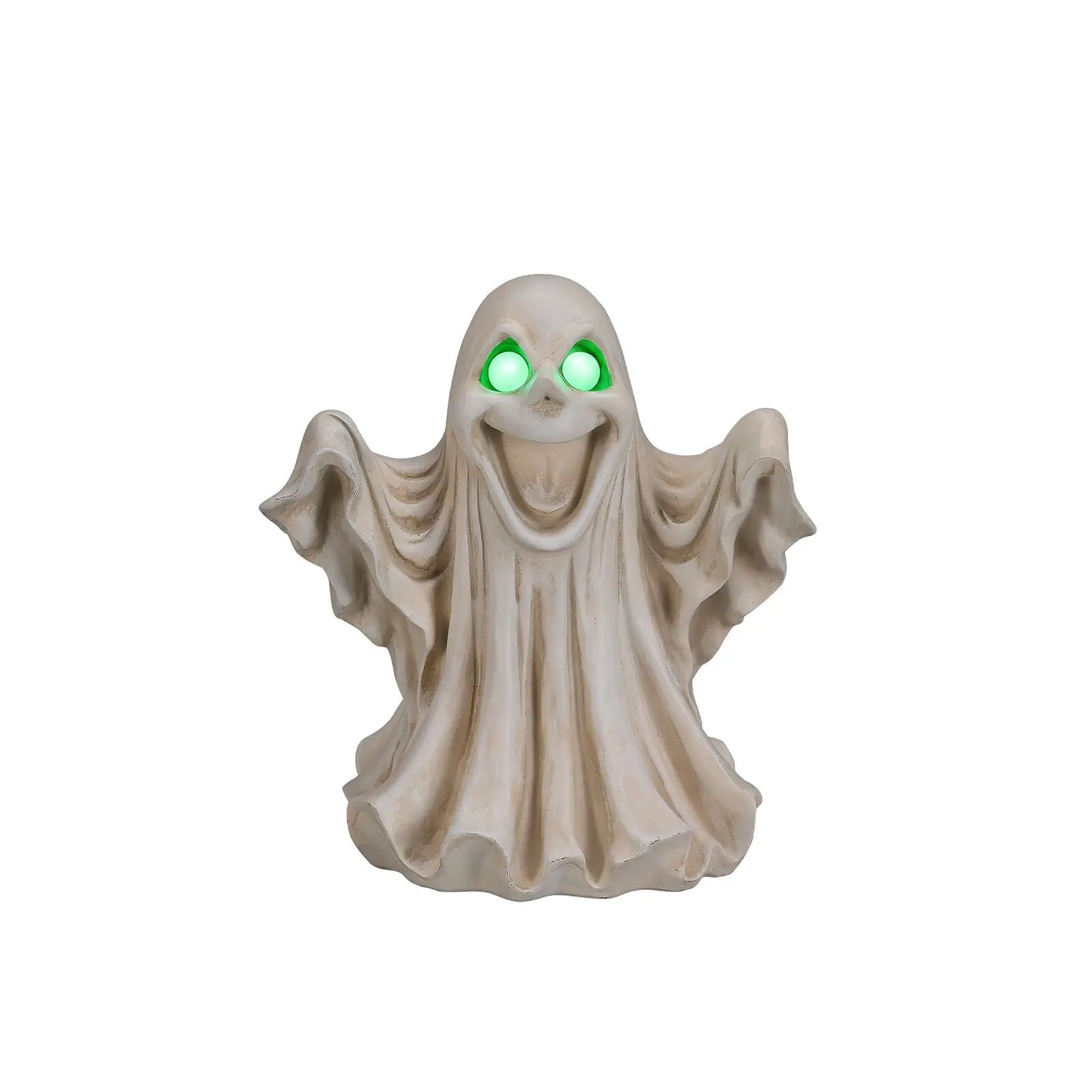 Halloween Ghost Figurine - LED Light Up with Glowing Eyes by HouseOfZazla