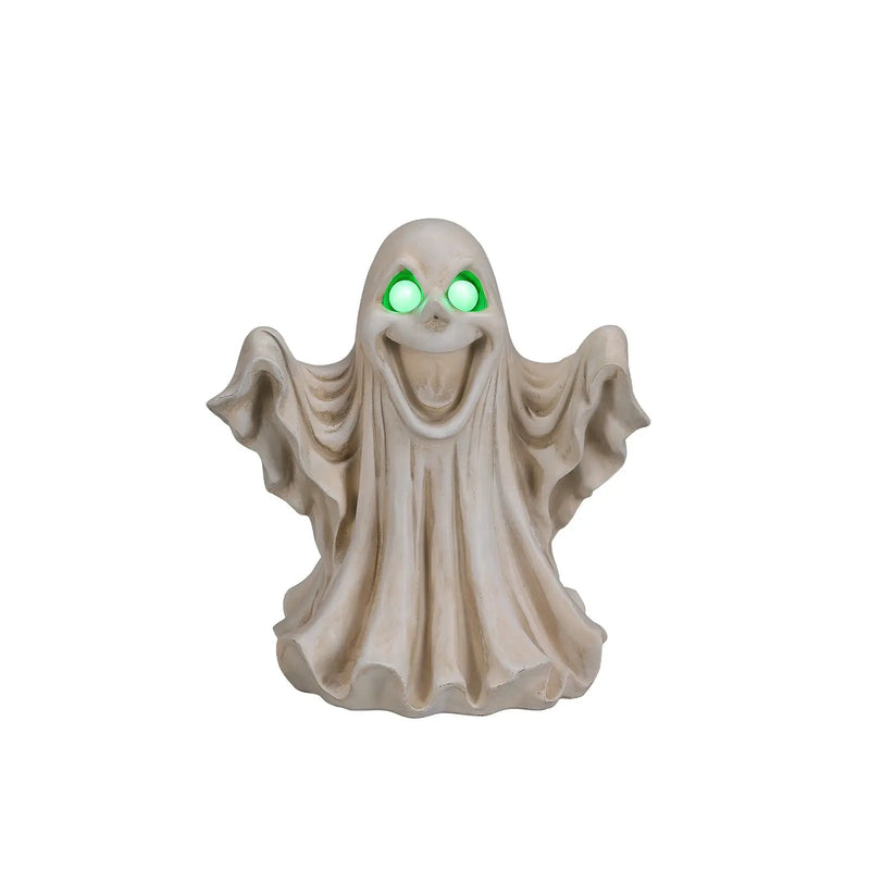 Halloween Ghost Figurine - LED Light Up with Glowing Eyes by HouseOfZazla