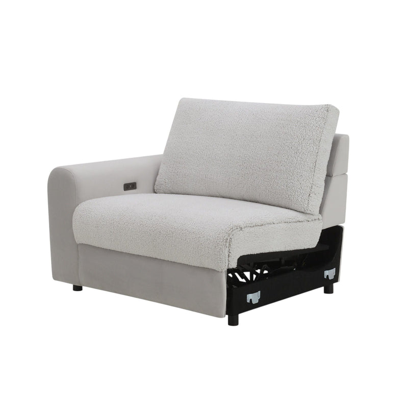 Tarrance - Modular Power Recliner Sectional - Gray by HouseOfZazla