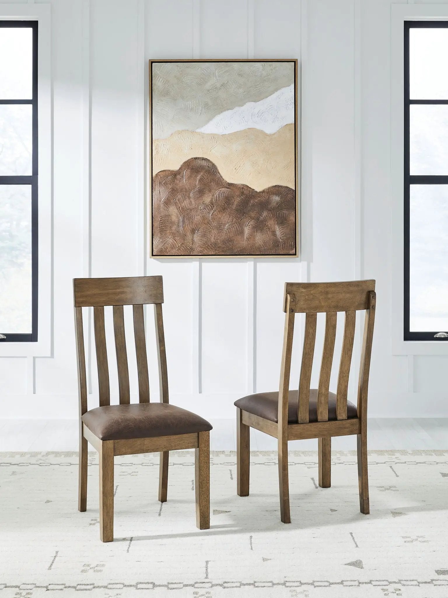 Urbinforte - Dining Upholstered Side Chair (Set of 2) - Light Brown by Unique Piece Furniture