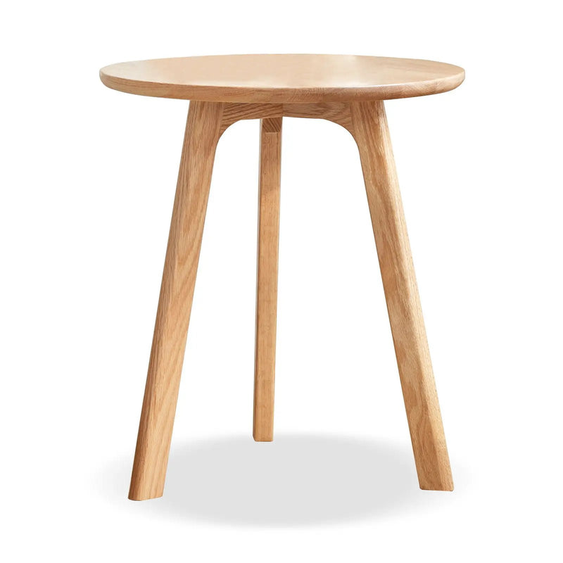 Round Small End Table, Side Table For Bedroom & Balcony by HouseOfZazla