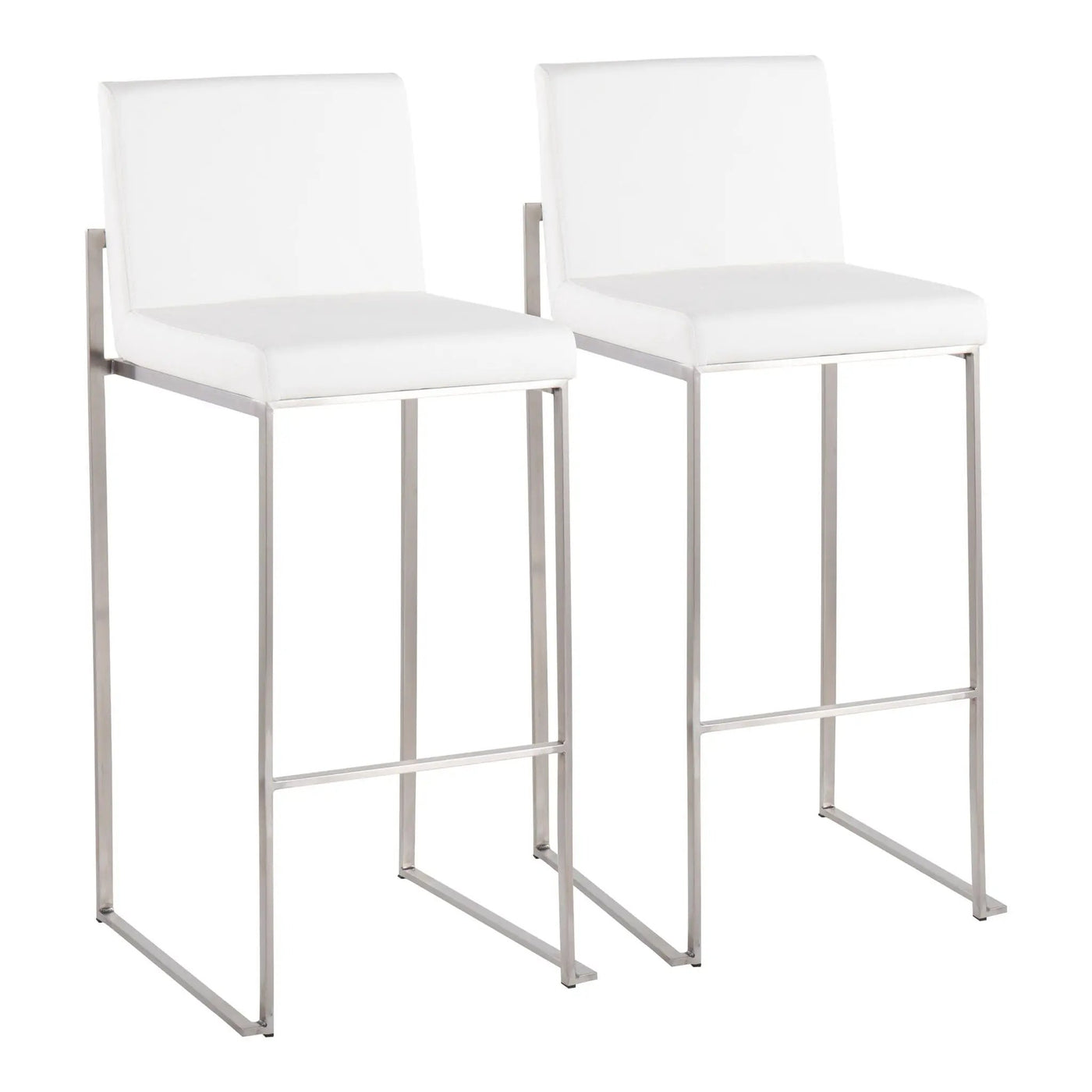 Fuji - Contemporary And Modern Elegance High Back Barstool by HouseOfZazla
