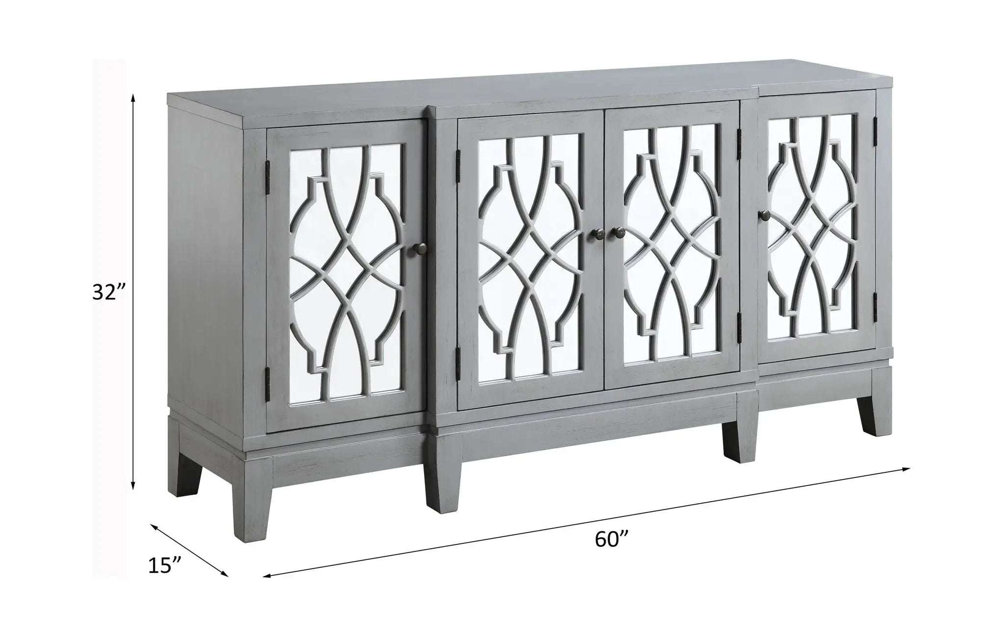 Magdi - Console Cabinet - Antique Gray by Unique Piece Furniture