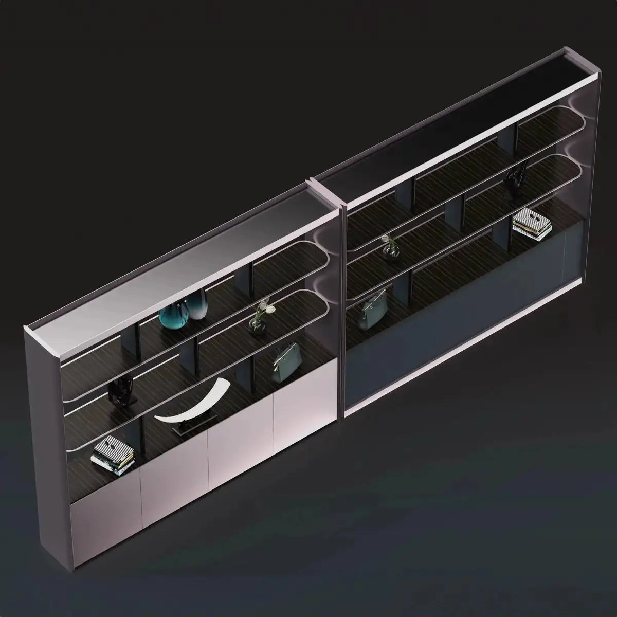 Vanta · Open Display Office Shelves by Arc Grove