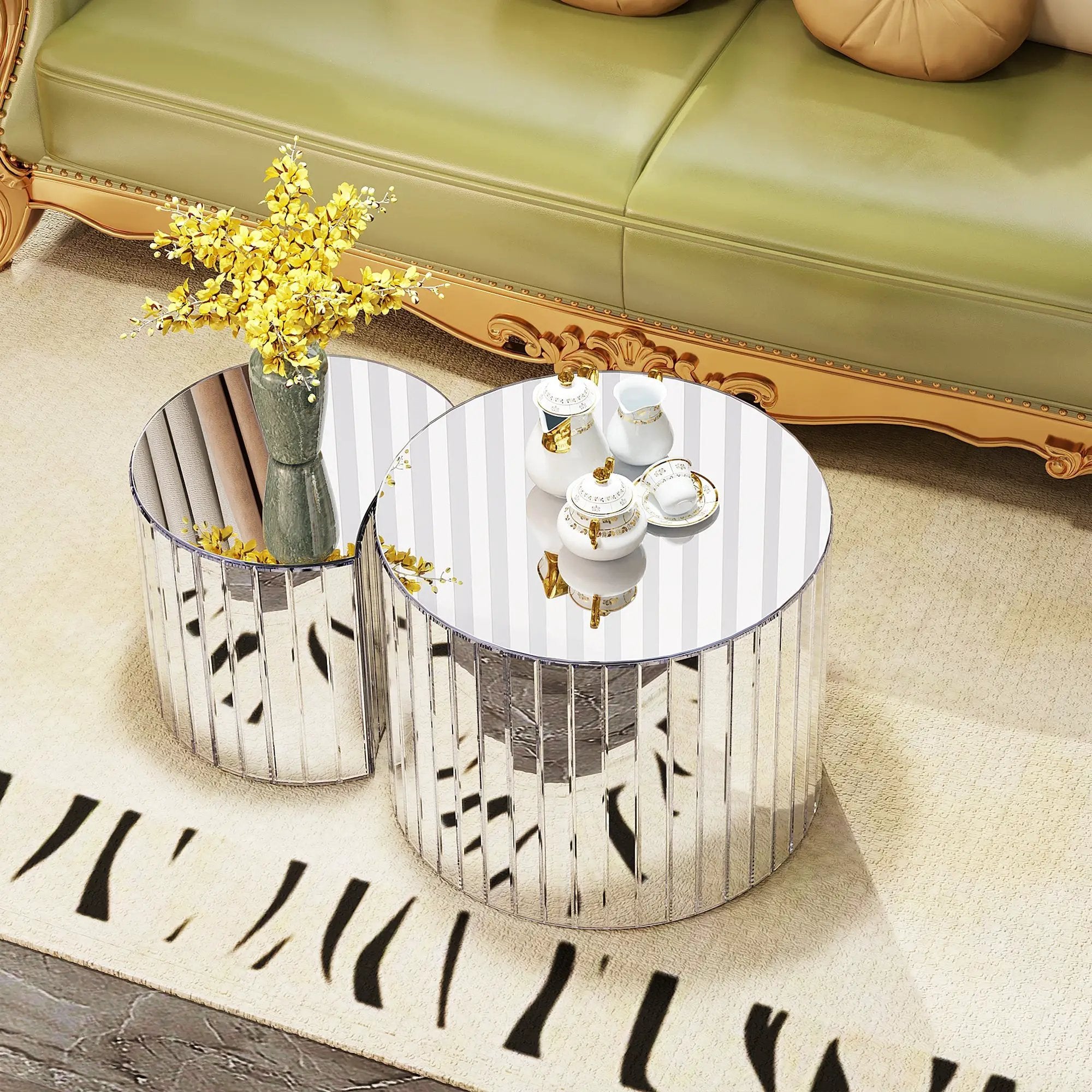 Luxury Mirror Coffee Table by HouseOfZazla