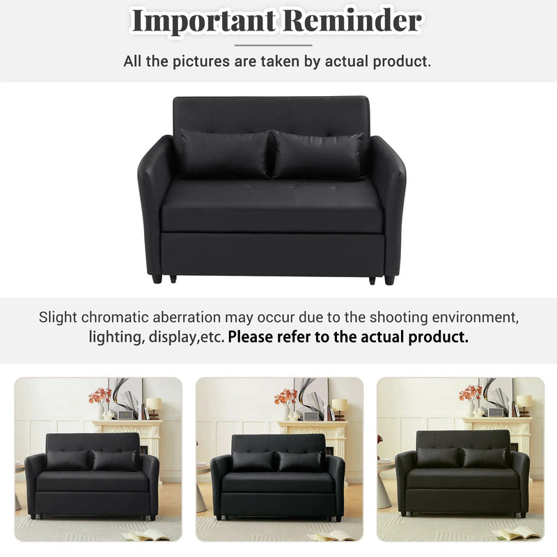 Convertible Sleeper Sofa Bed With 3 USB Ports by HouseOfZazla