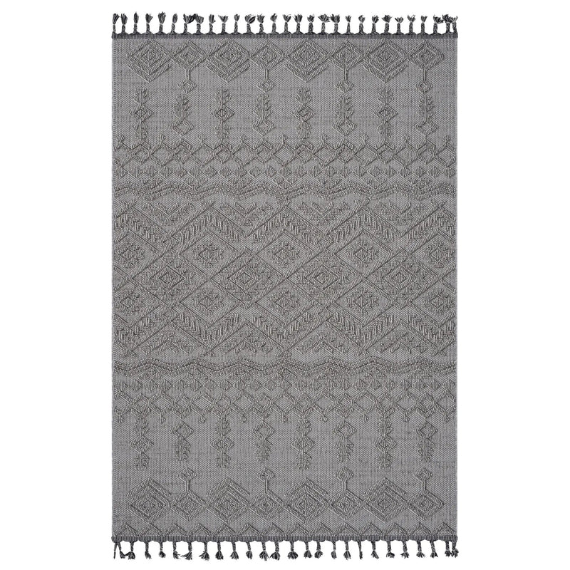 Guros - 6' X 9' Traditional Indoor / Outdoor Area Rug - White by HouseOfZazla