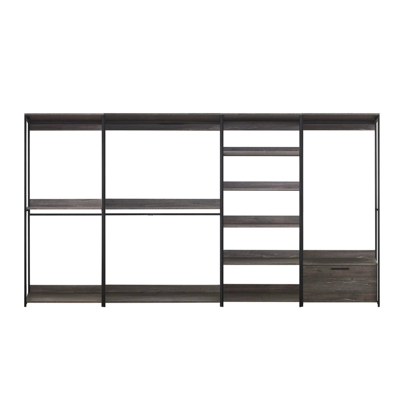Monica - Walk-In Closet System, Modular Storage - Rustic by HouseOfZazla