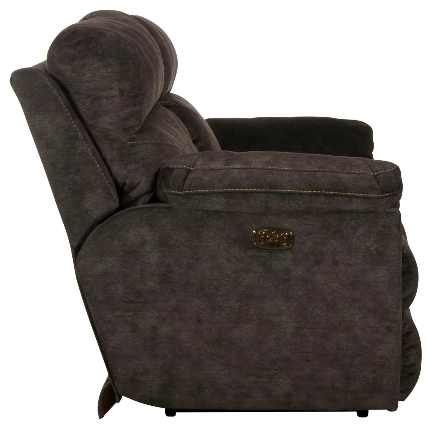 Sedona - Power Hdrst With Lumbar Lay Flat Reclining Console Loveseat With Storage & Cupholders by Unique Piece Furniture