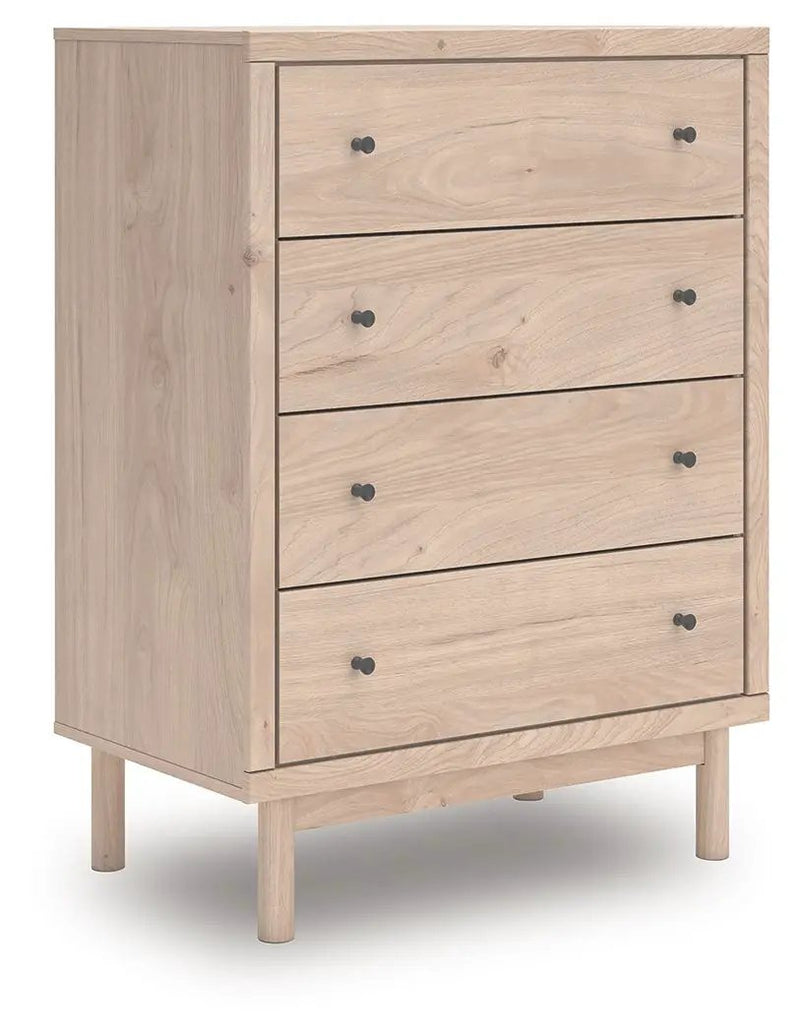 Arloster - Four Drawer Chest - Tan by Unique Piece Furniture