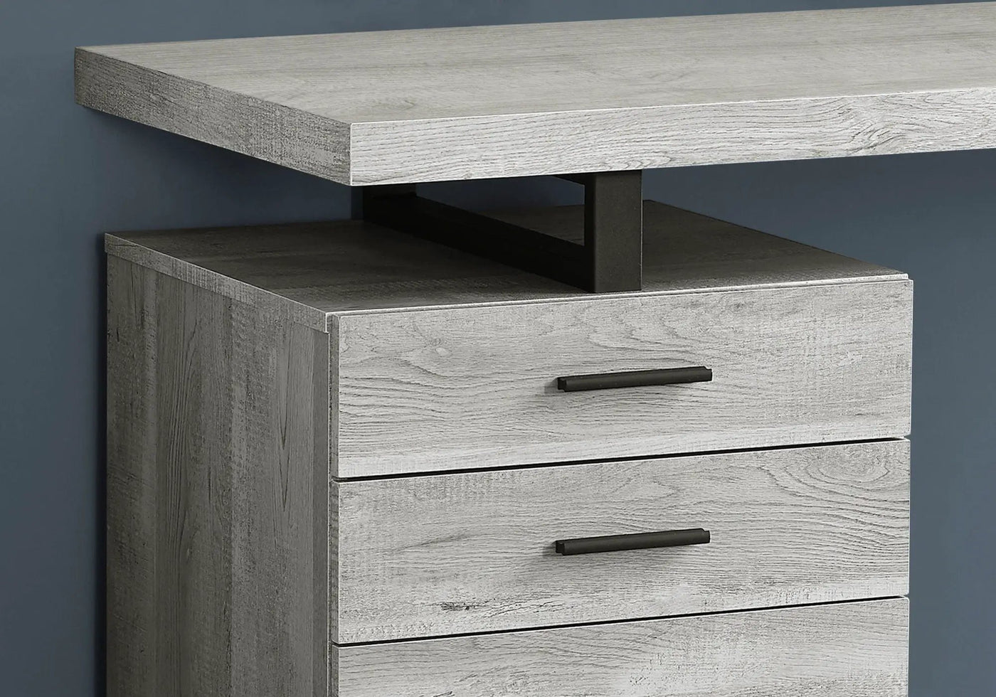 Computer Desk For Home Office, Left, Right Set - Up, Ample Storage Drawers by Unique Piece Furniture