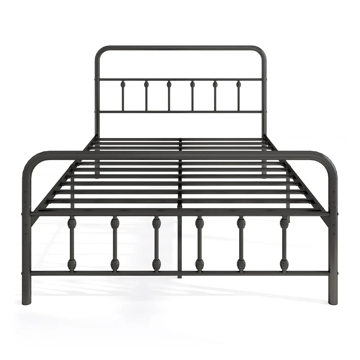 Bed Frame with Headboard and Under Bed Storage Black, photo 9 of 11