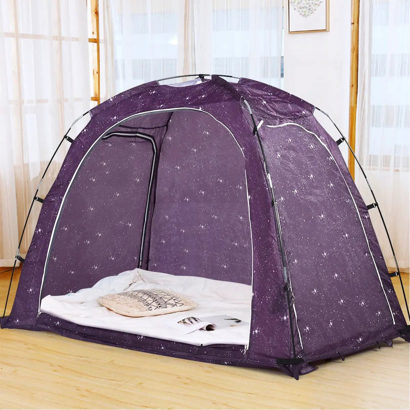 Bed Tent Indoor Privacy Play Tent on Bed with Carry Bag by DirectDeals