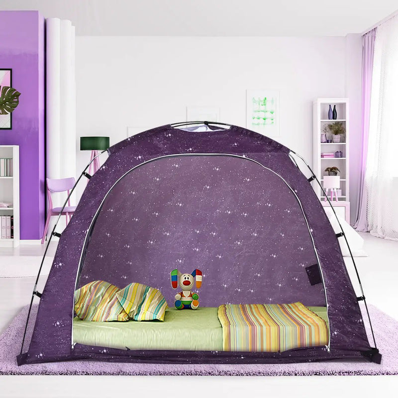 Bed Tent Indoor Privacy Play Tent on Bed with Carry Bag by DirectDeals