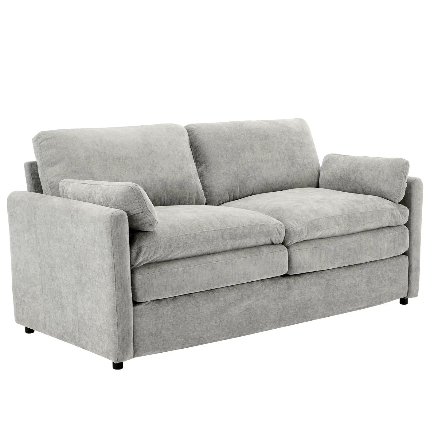 Cozy Upholstered Cushion Loveseat Sofa For Living Room by HouseOfZazla