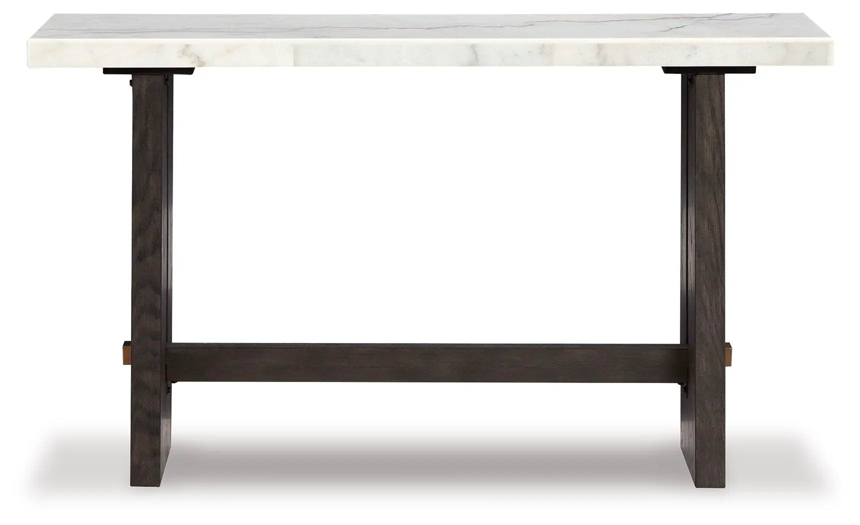 Burkhaus - Sofa Table - White / Dark Brown by Unique Piece Furniture