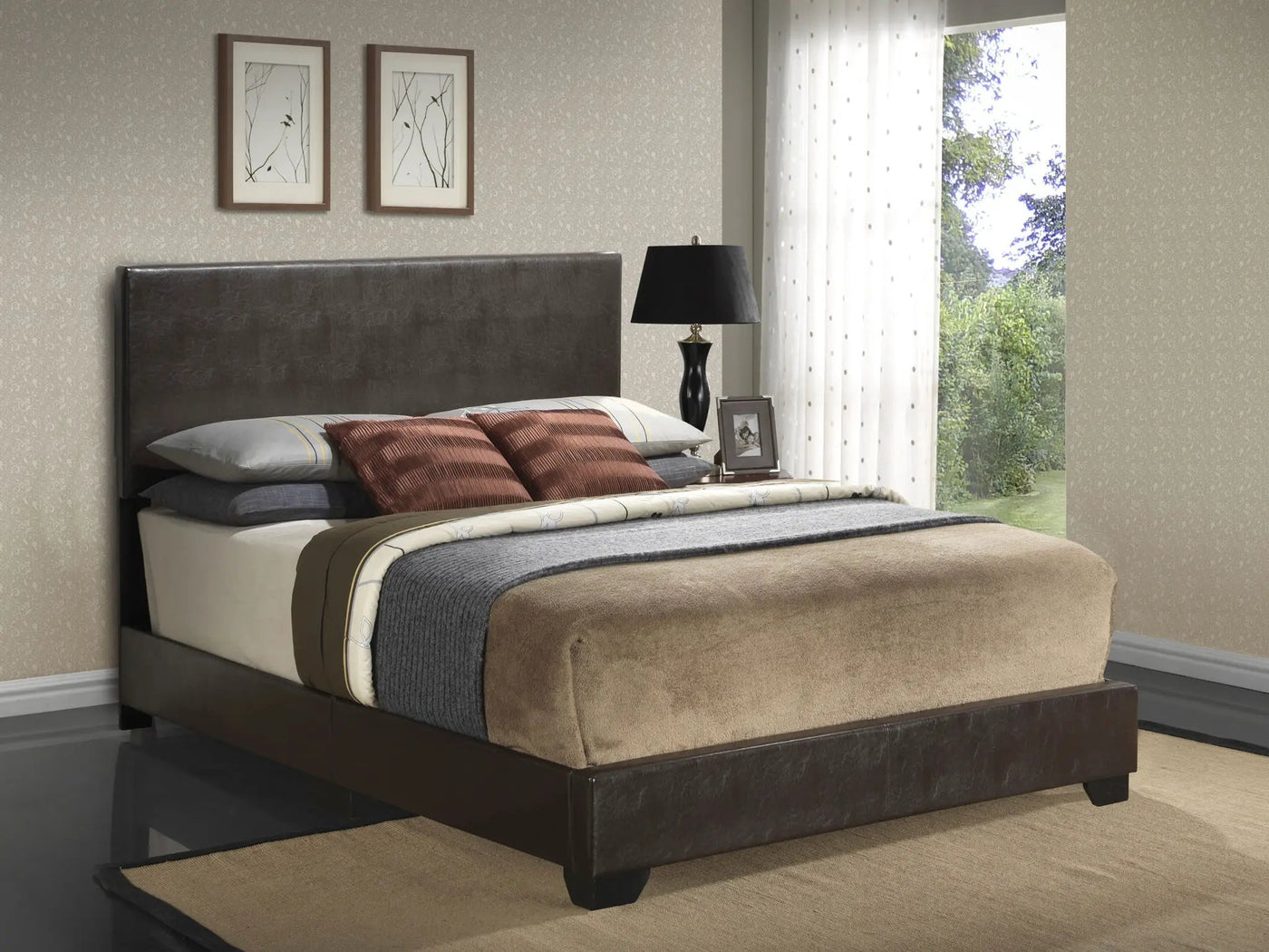 Elegant Platform Bed For Relaxed Spaces by HouseOfZazla