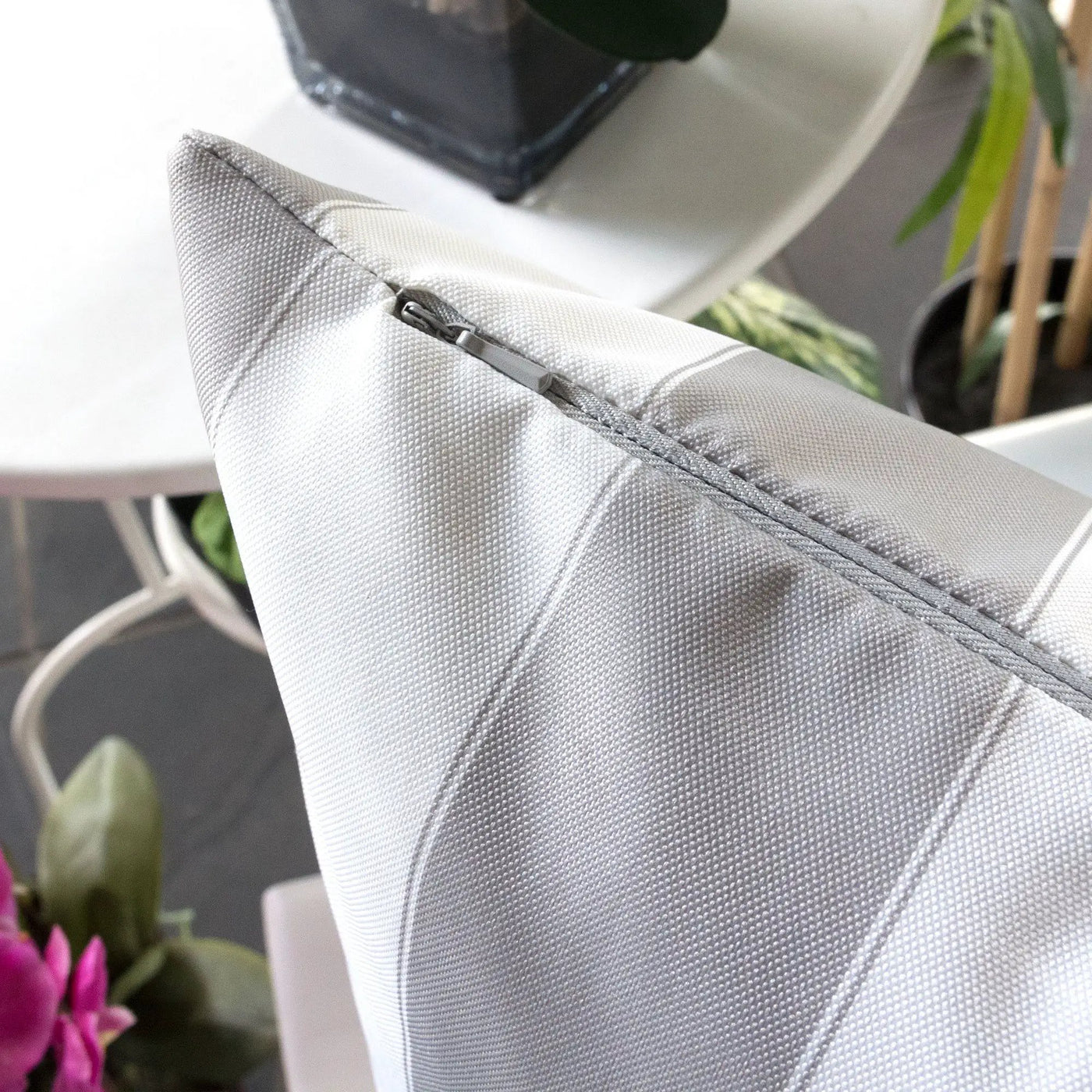 Horizon Stripe Pillow Outdoor & Indoor by Unique Piece Furniture