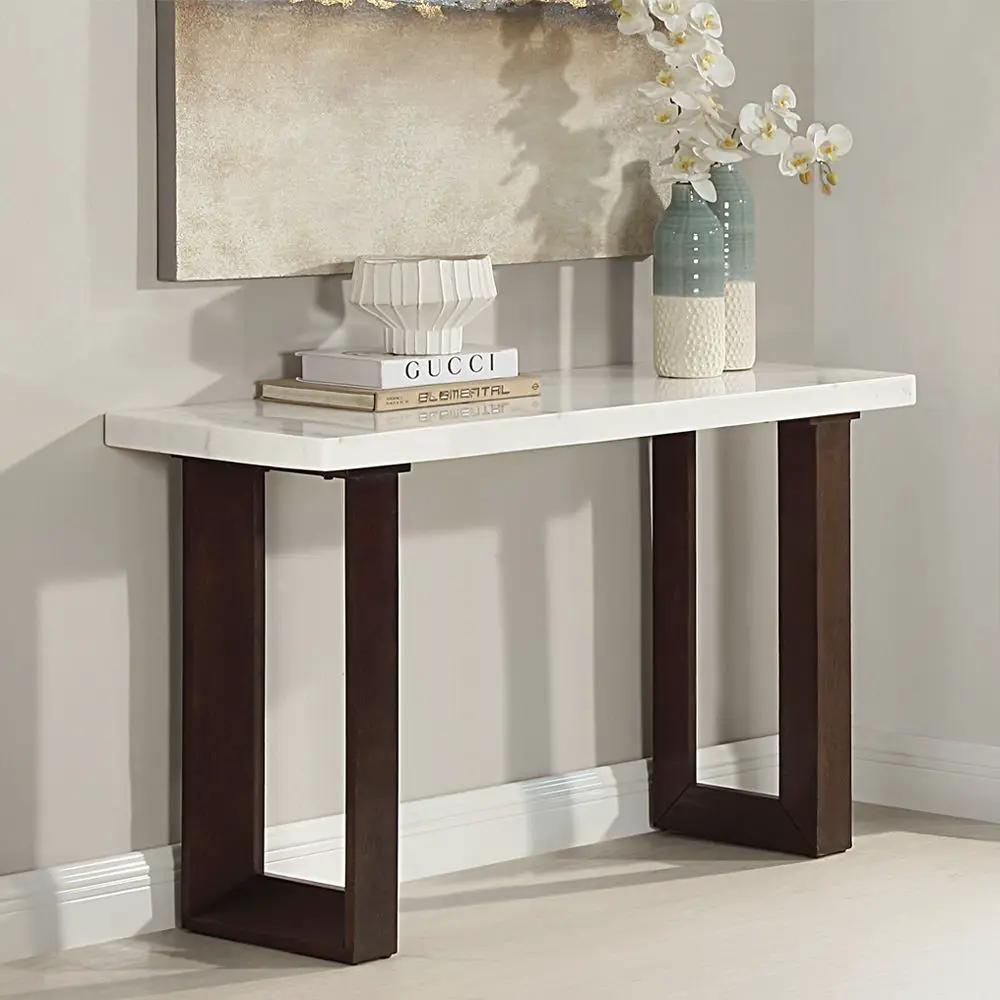 Edwyn - Table With Marble Top by Unique Piece Furniture
