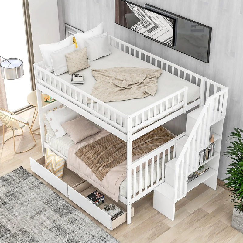 Bunk Bed With Staircase by HouseOfZazla