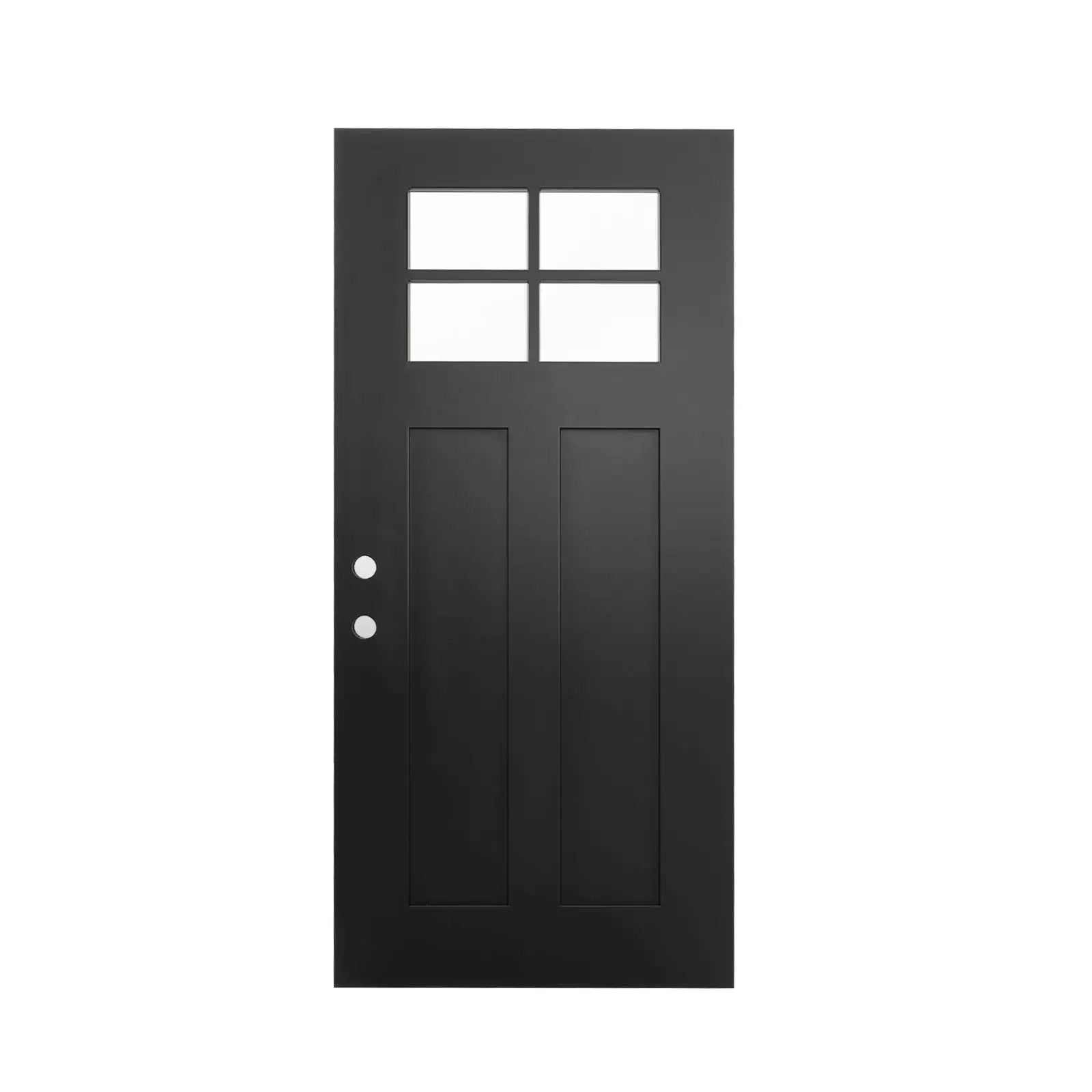 36"x80" Fiberglass Front Door with Contemporary Design by HouseOfZazla