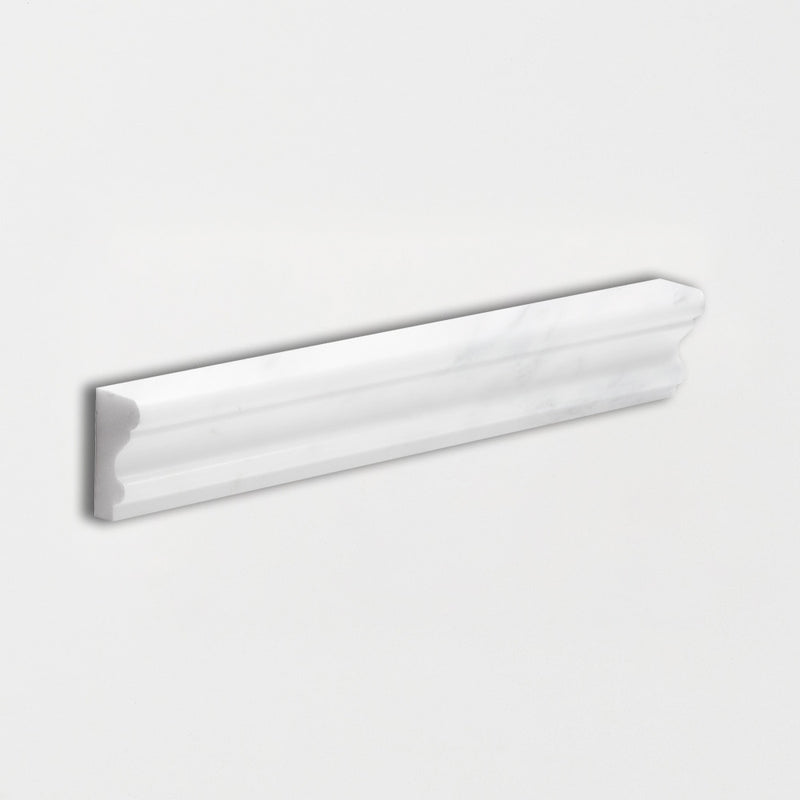 Bella White Honed Andorra Marble Moldings 2x12 Marble Honed 2x12 Moldings