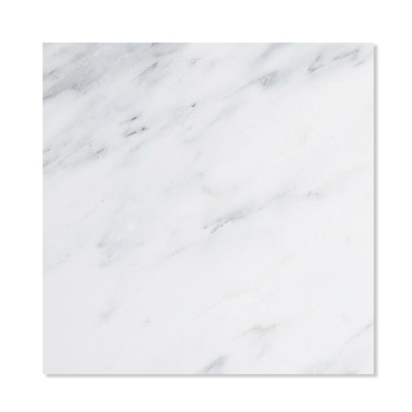 Bella White Polished Marble Tiles 18x18