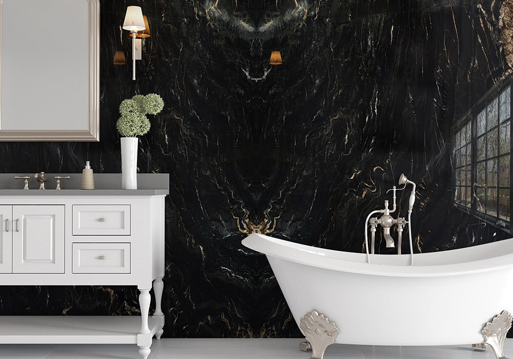 Belvedere Polished Quartzite Slab Random room scene