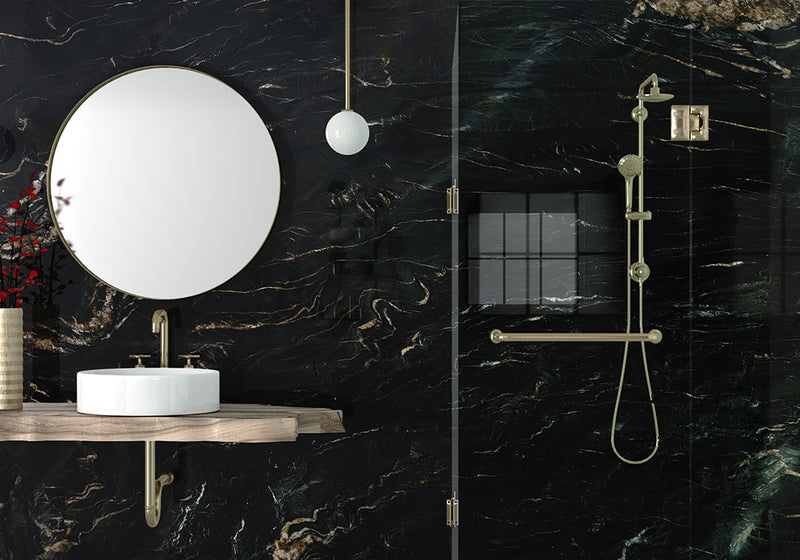 Belvedere Polished Quartzite Slab Random room scene 3