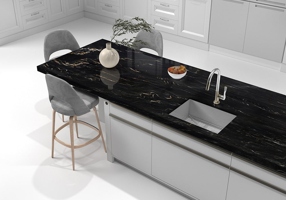 Belvedere Polished Quartzite Slab Random room scene 4