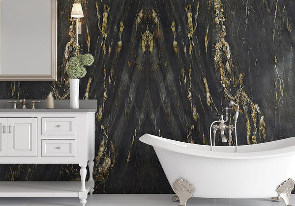 Belvedere Textured Quartzite Slab Random room scene