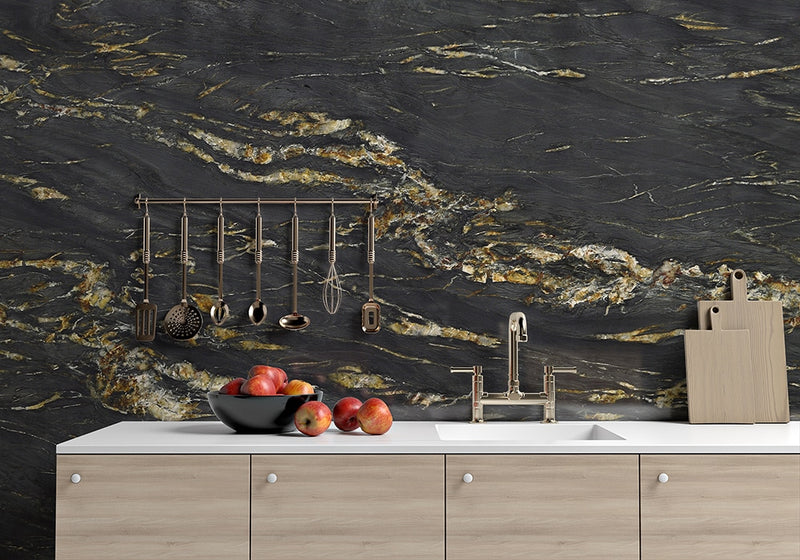 Belvedere Textured Quartzite Slab Random room scene 2