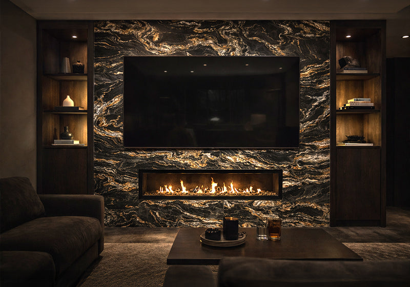 Belvedere Textured Quartzite Slab Random room scene 6