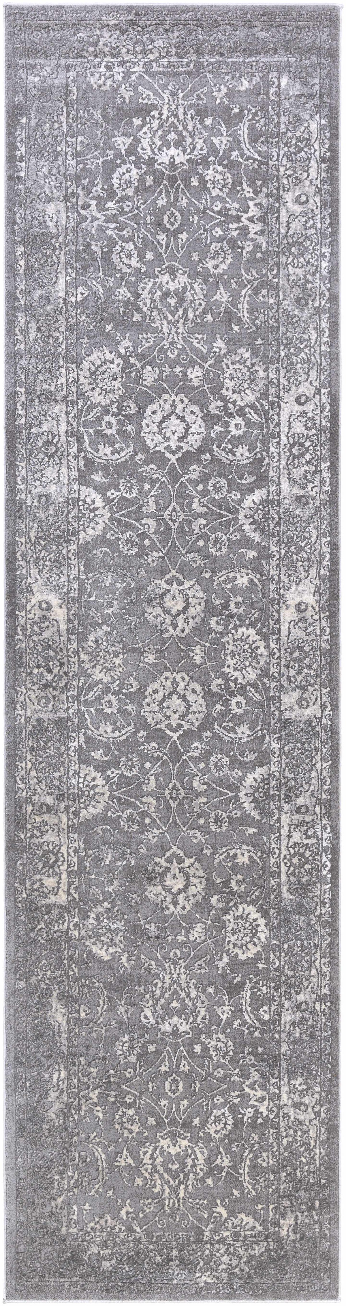 Benavides Gray Updated Traditional Tibetan Rug, photo 12 of 18