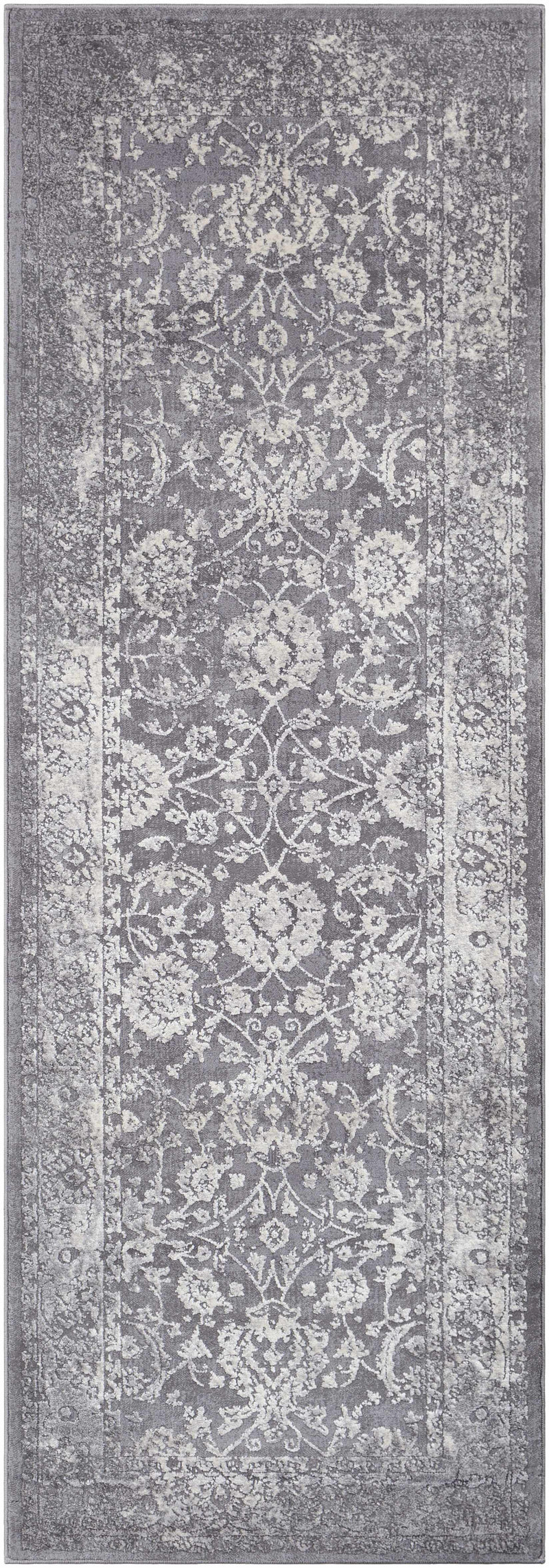 Benavides Gray Updated Traditional Tibetan Rug by Boutique Rugs
