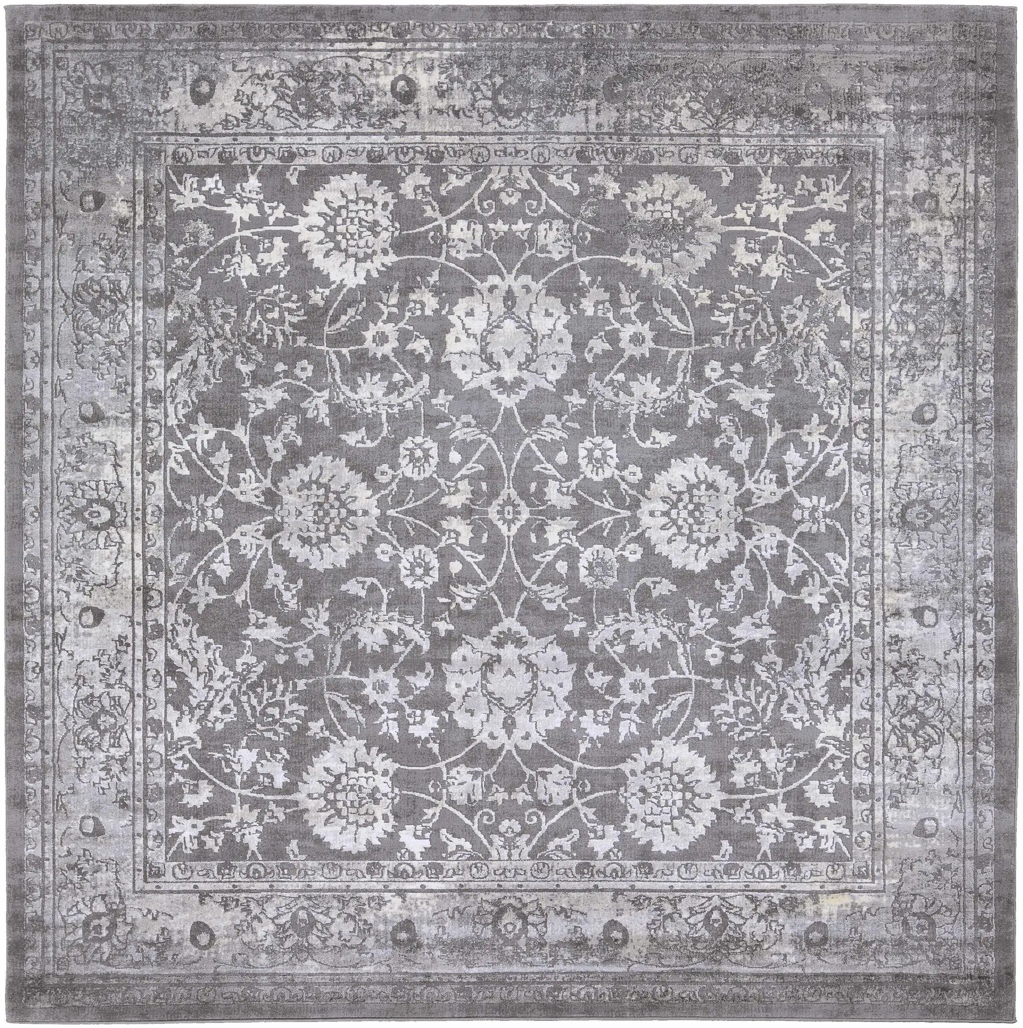 Benavides Gray Updated Traditional Tibetan Rug by Boutique Rugs