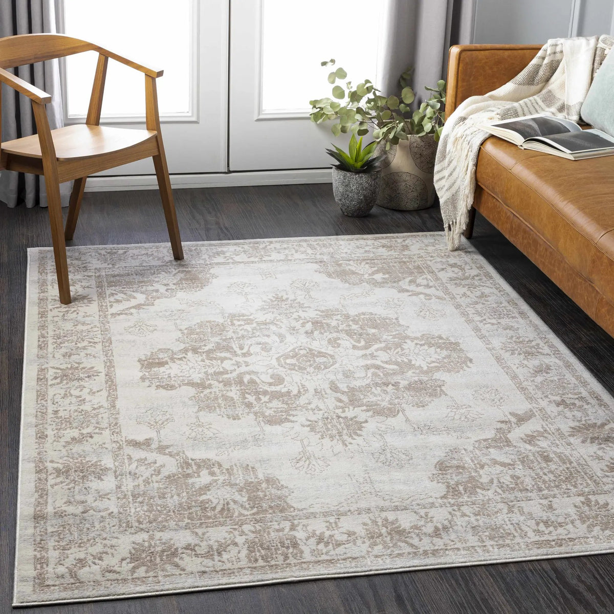 Benkelman Area Rug, installed in a room