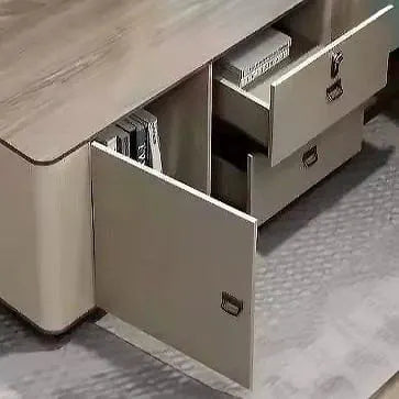 Mantell · Modern L-Shaped Executive Desk by Arc Grove