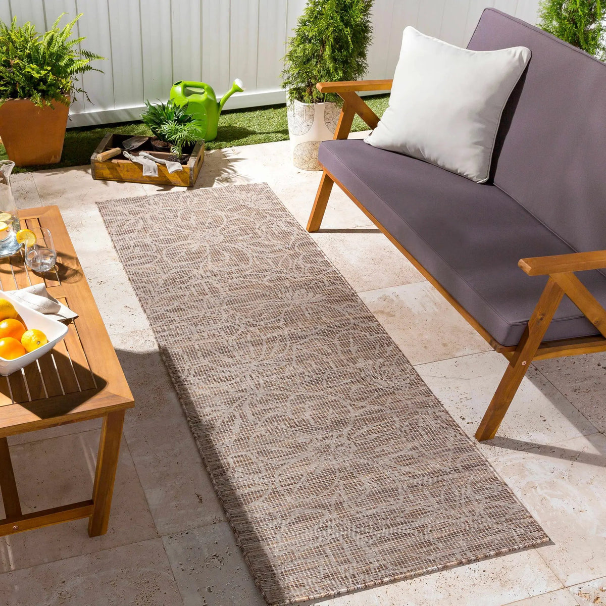 Bensenville Flatweave Outdoor Area Carpet - Clearance, installed in a room 2