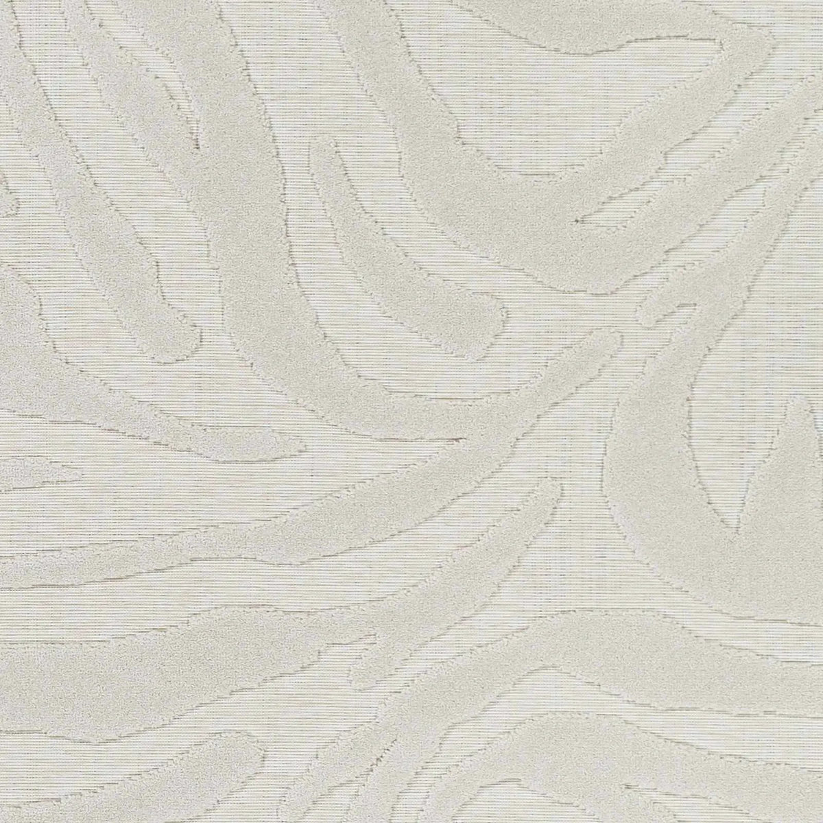 Benzonia 3D White Zebra Outdoor Rug, sample swatch