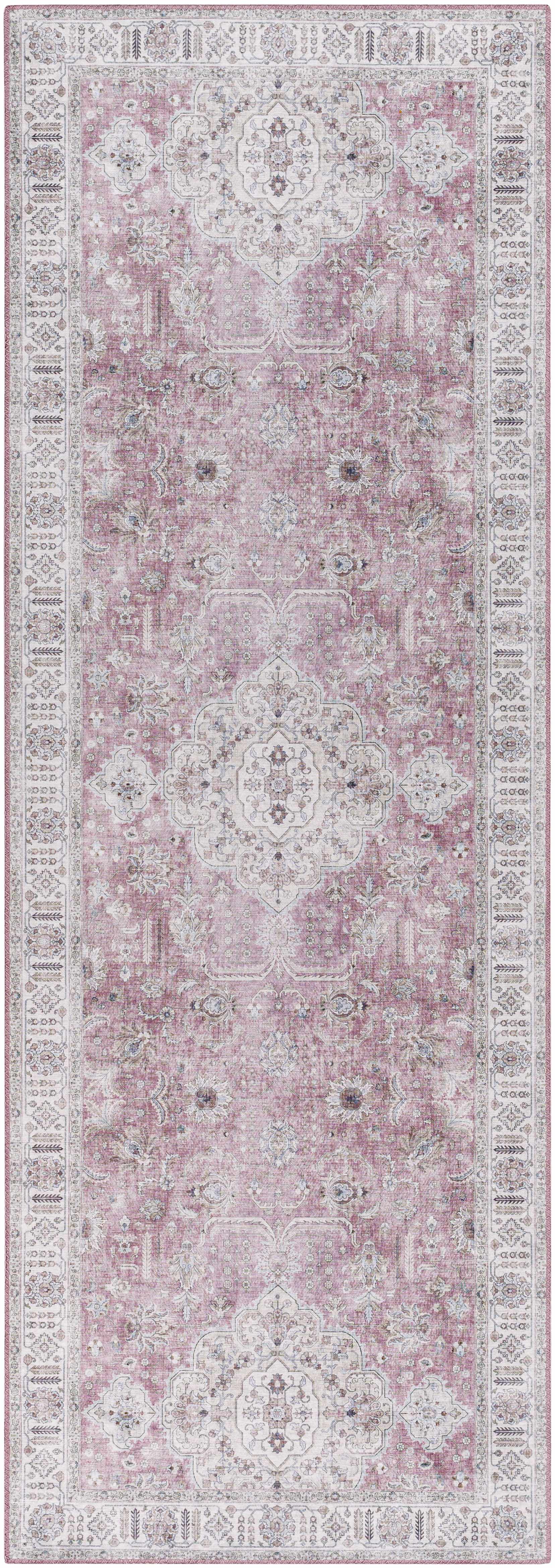 Bergman Distressed Red Area Rug by Boutique Rugs
