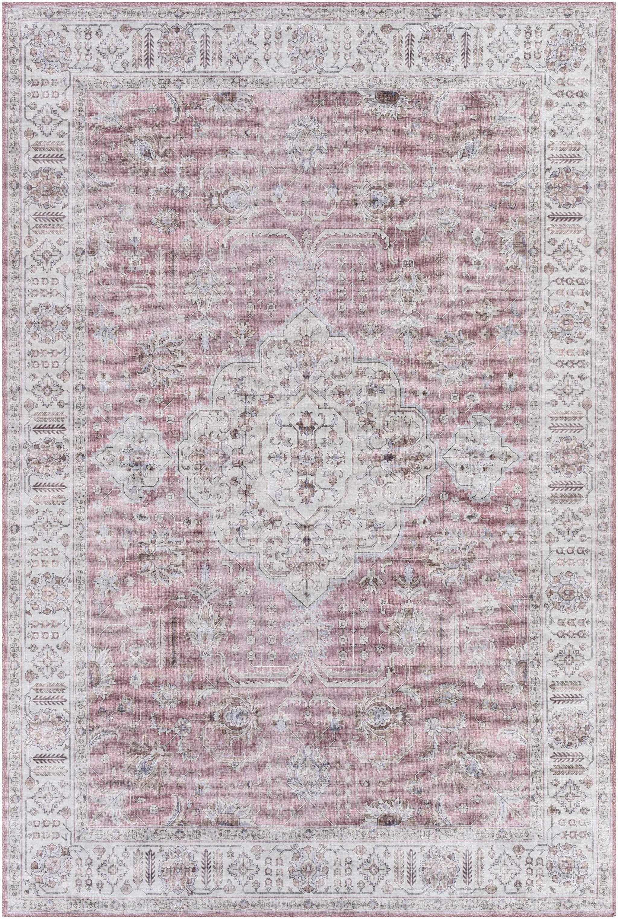 Bergman Distressed Red Area Rug by Boutique Rugs