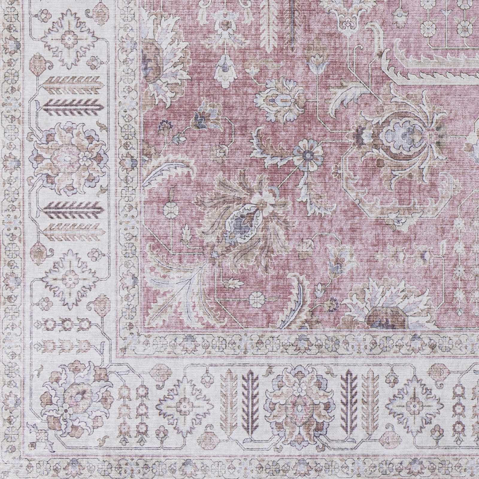 Bergman Distressed Red Area Rug by Boutique Rugs