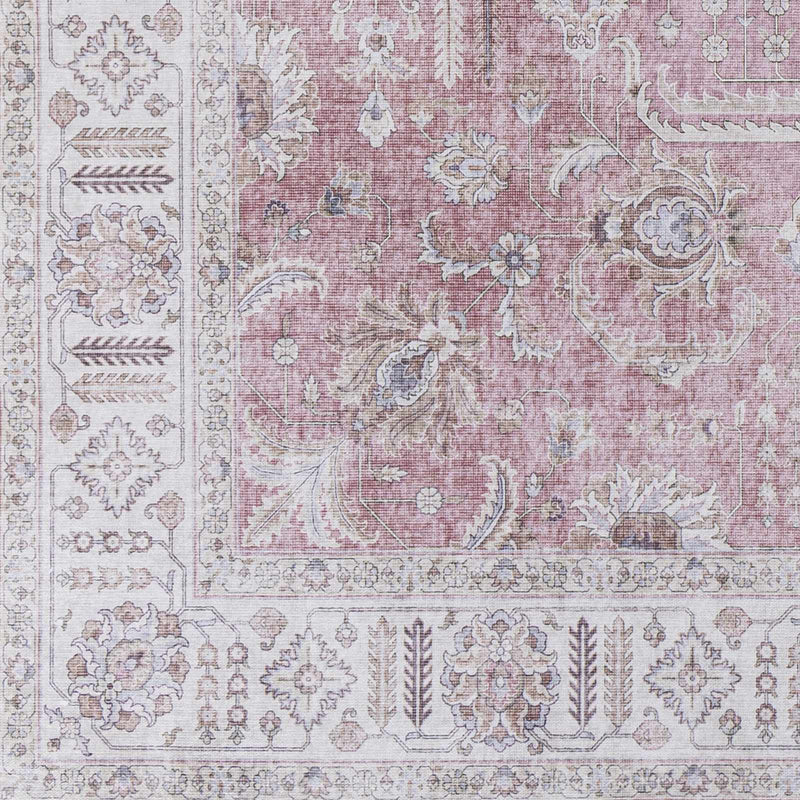 Bergman Distressed Red Area Rug by Boutique Rugs