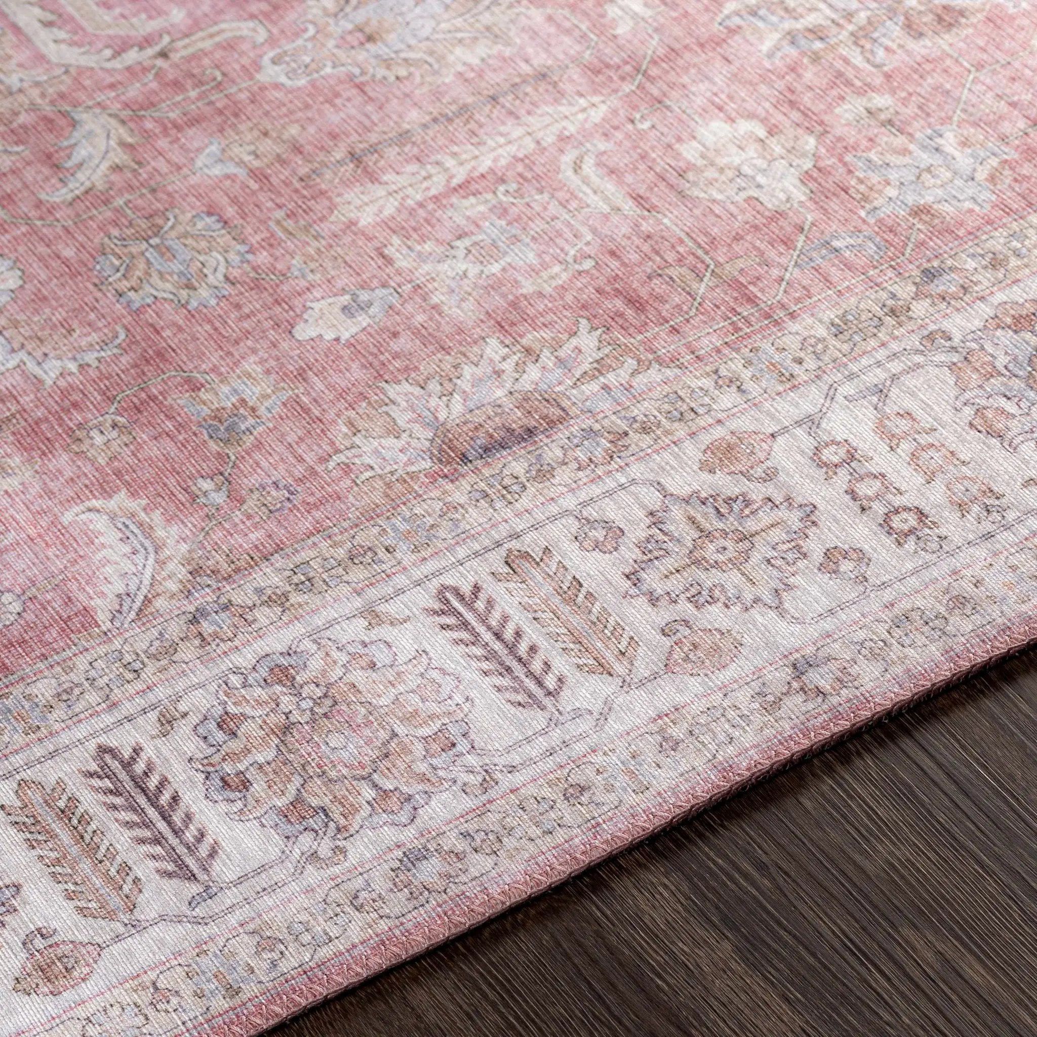 Bergman Distressed Red Area Rug by Boutique Rugs