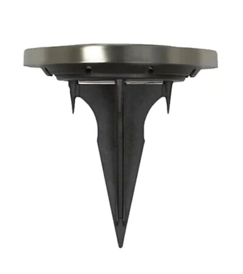 Berkley Jensen 6-Lumen Solar Disk Mark Lights, 6 pk. - Stainless Steel by Outdoor Solar Outlet