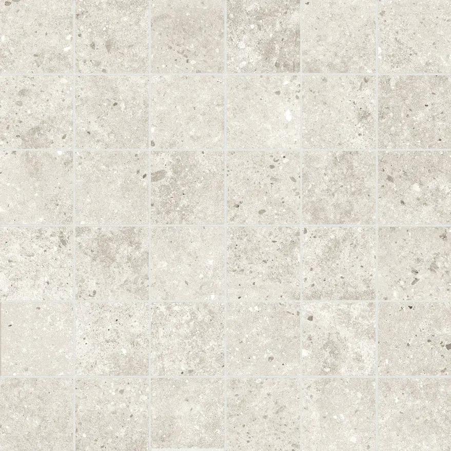 Berlin Ivory Mosaic A Porcelain Mosaics 12x12 by landmarkceramics